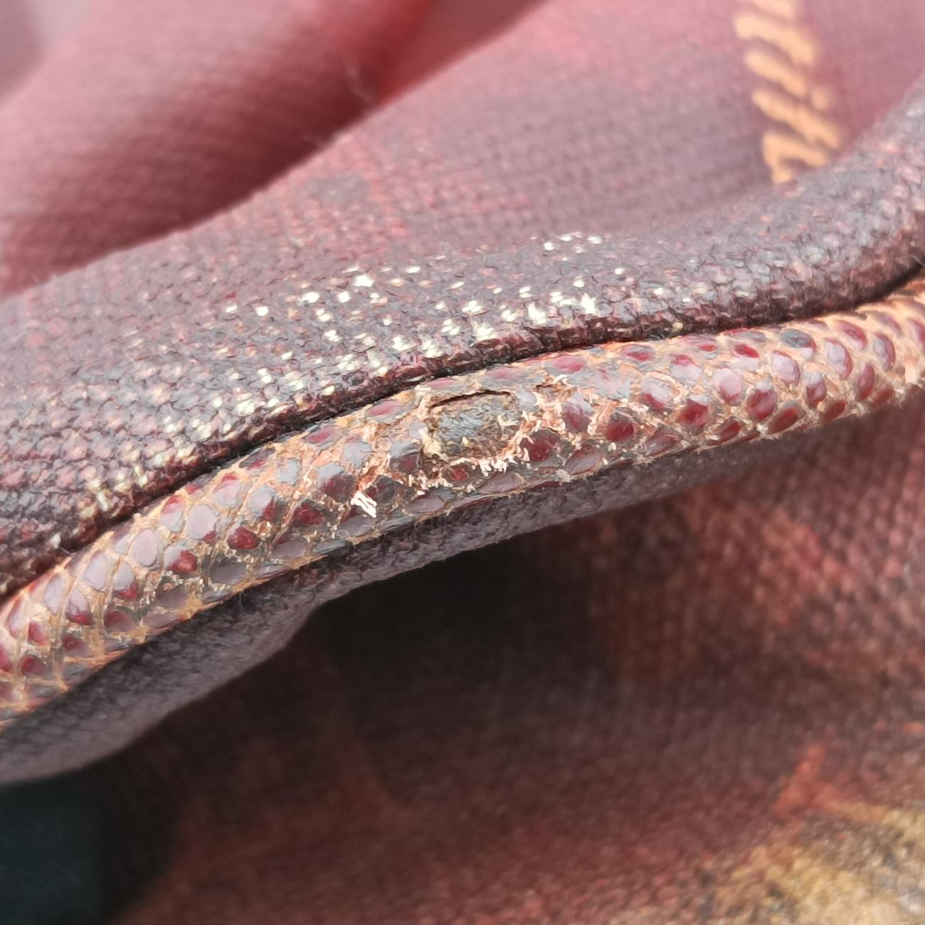 Pre-owned Louis Vuitton Man Crazy rouge×multicolor Monogram Jokes M95737 handbag | stylenewstar