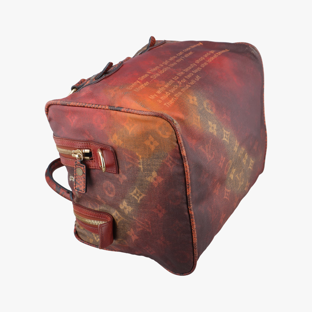 Pre-owned Louis Vuitton Man Crazy rouge×multicolor Monogram Jokes M95737 handbag | stylenewstar