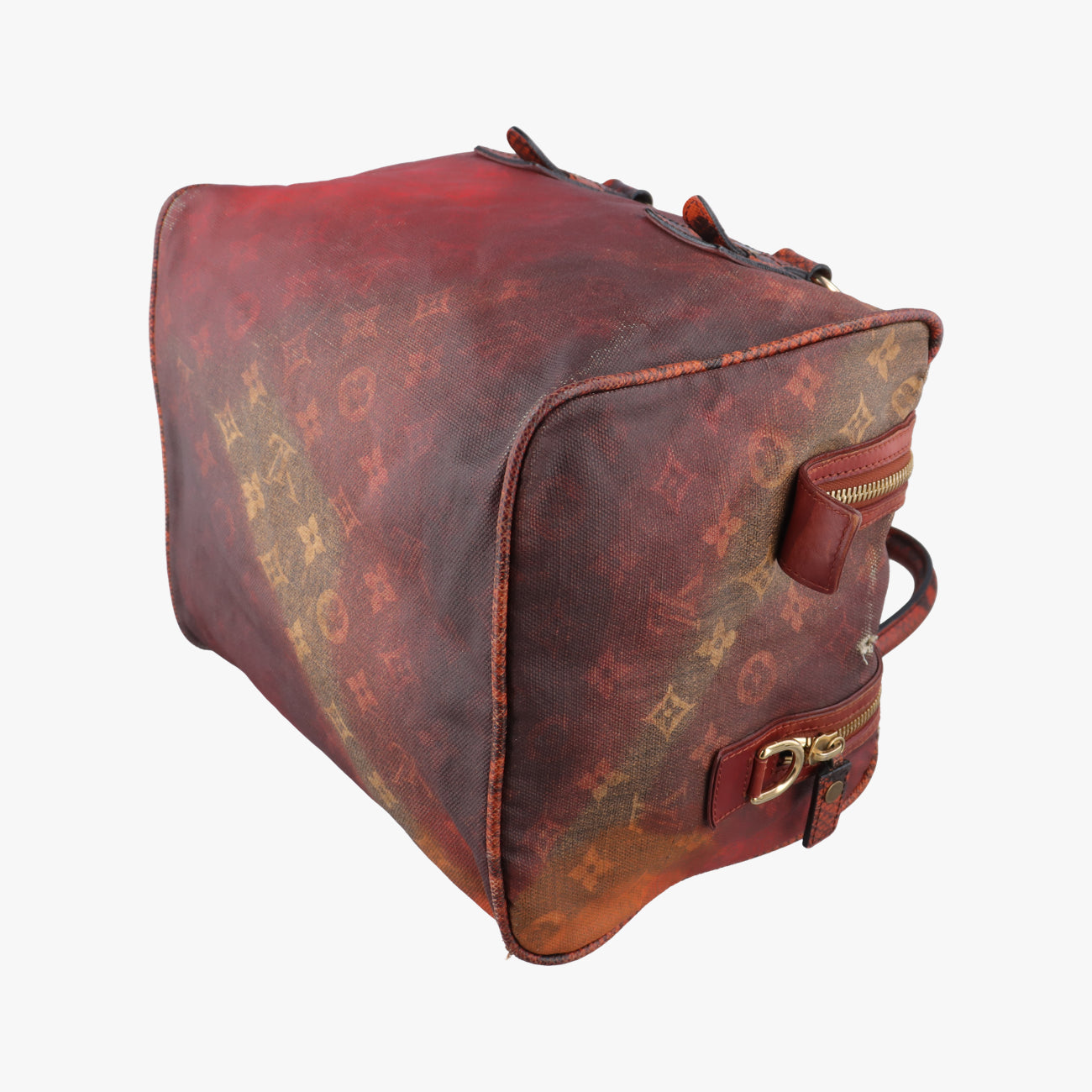 Pre-owned Louis Vuitton Man Crazy rouge×multicolor Monogram Jokes M95737 handbag | stylenewstar