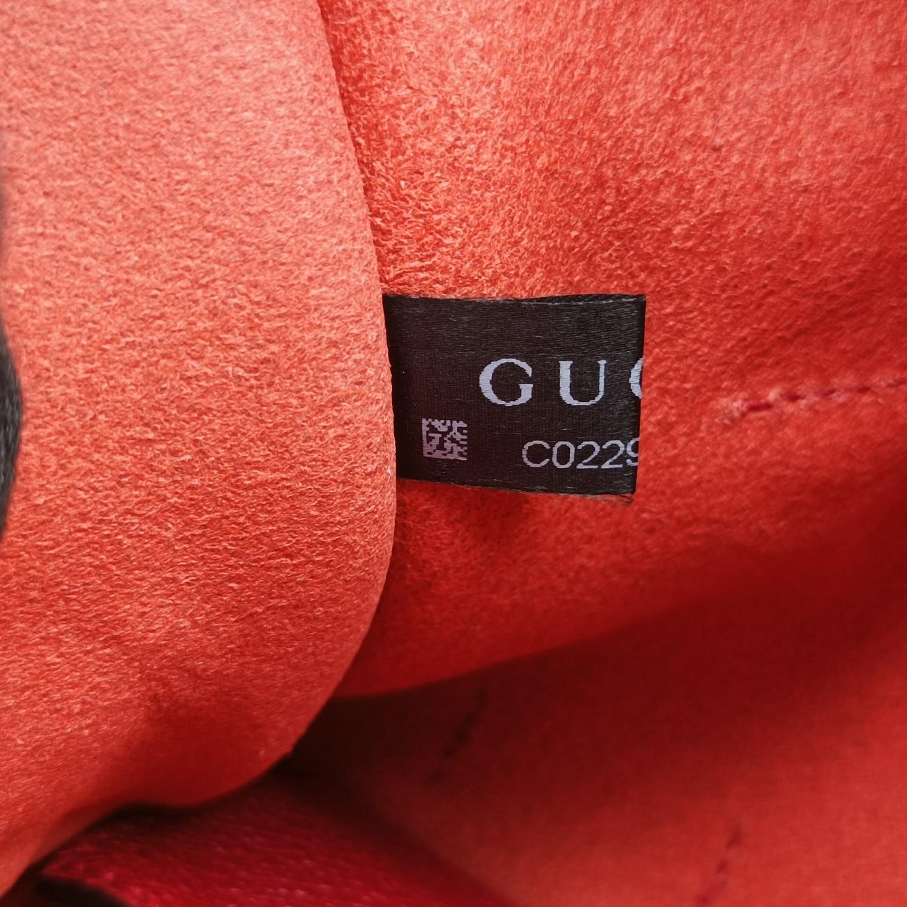 Pre-owned Gucci Bamboo Red Leather 484676 shoulderbag | stylenewstar