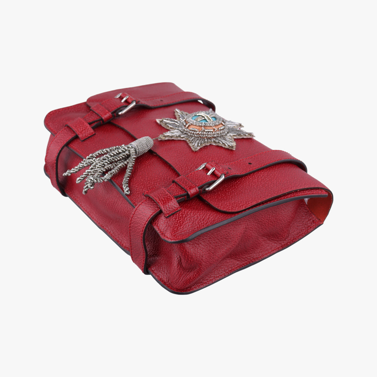 Pre-owned Gucci Bamboo Red Leather 484676 shoulderbag | stylenewstar