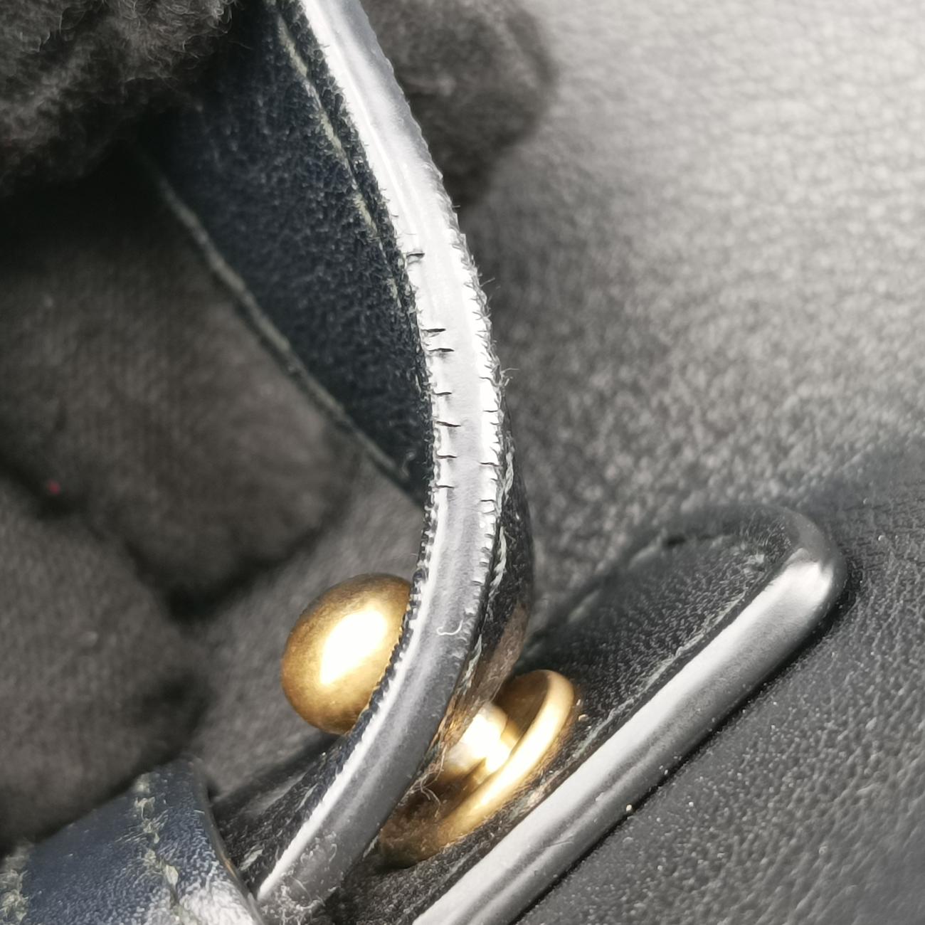 Vintage Gucci GG Marmont Black×Multicolour Leather 432265 backpack/rucksack | stylenewstar