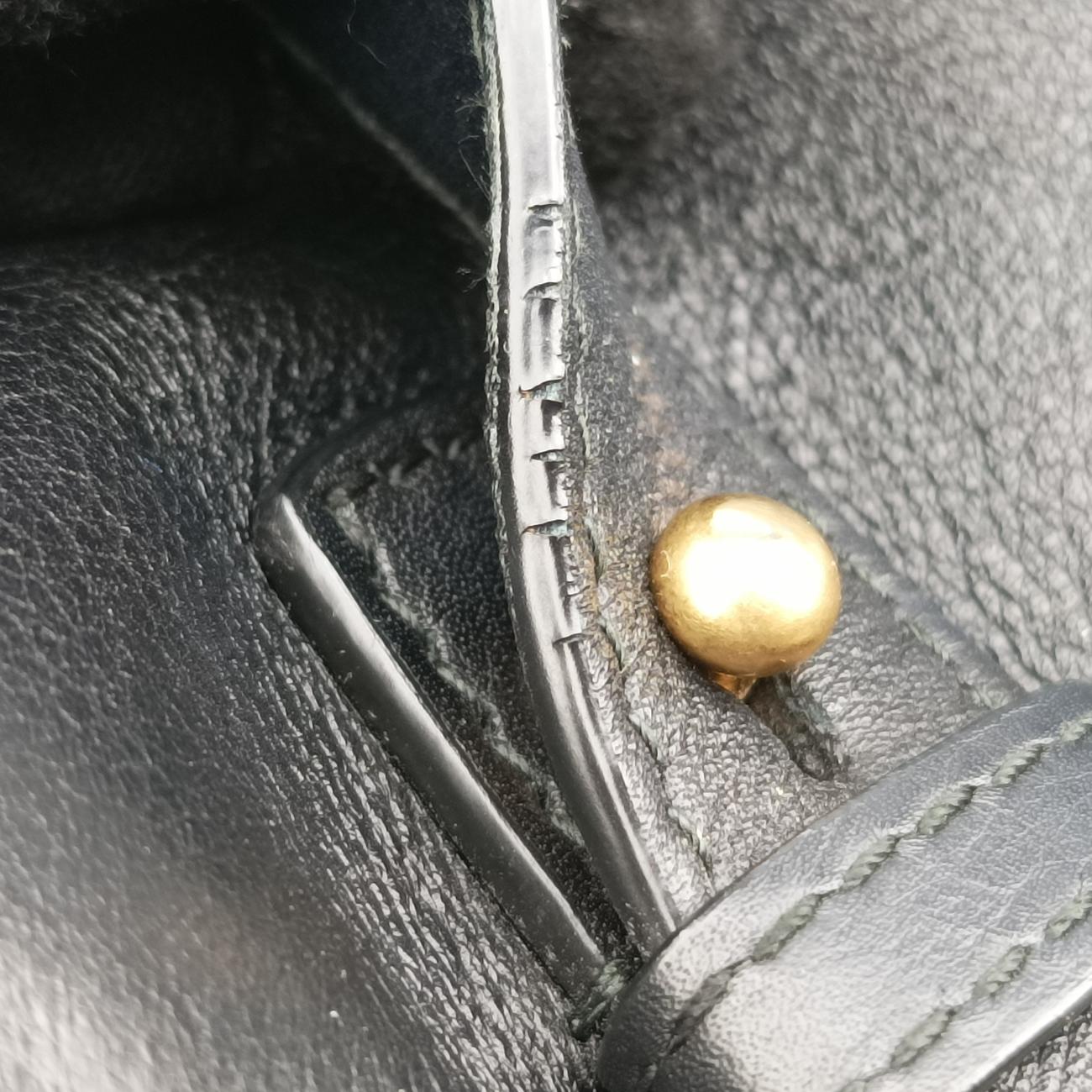 Vintage Gucci GG Marmont Black×Multicolour Leather 432265 backpack/rucksack | stylenewstar