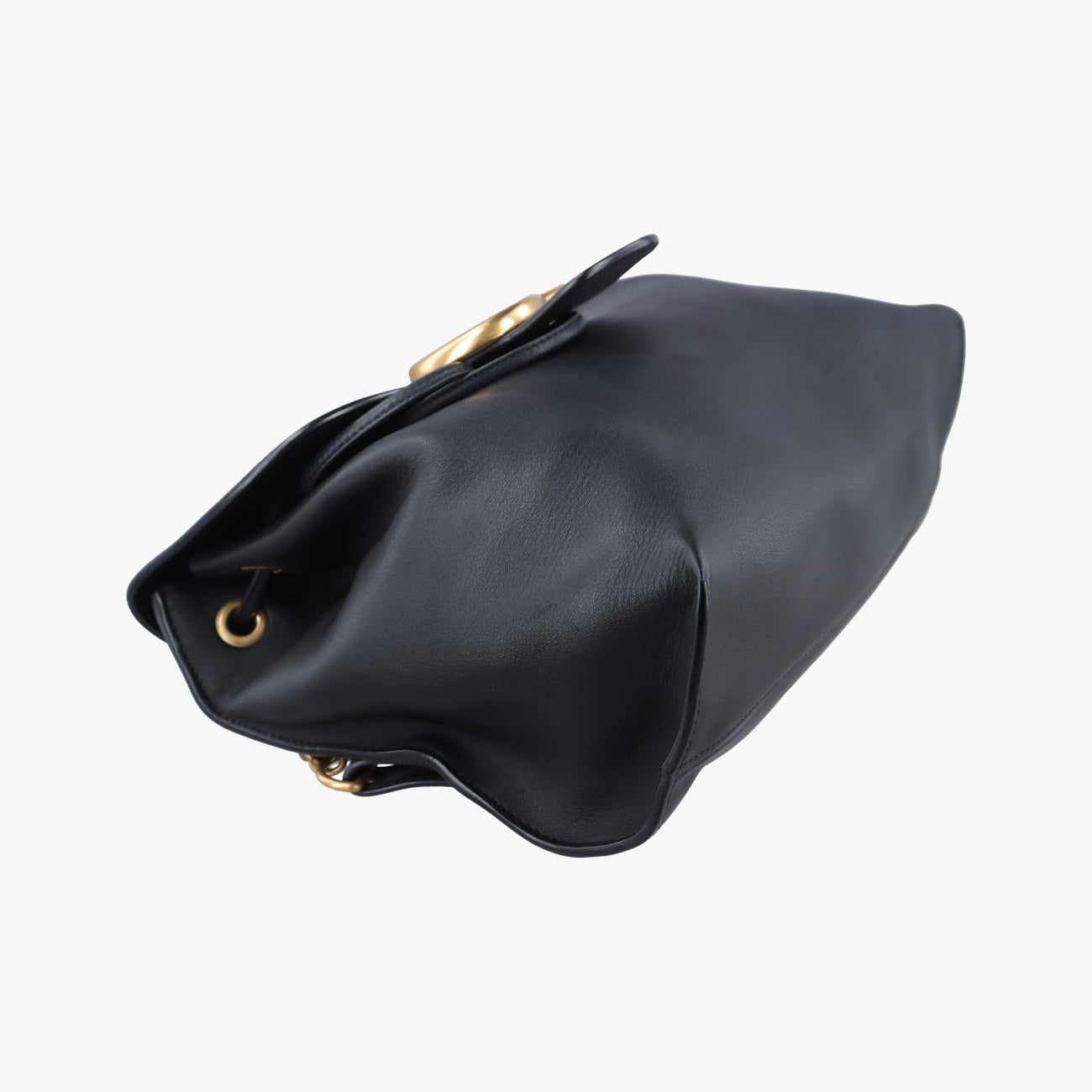 Vintage Gucci GG Marmont Black×Multicolour Leather 432265 backpack/rucksack | stylenewstar