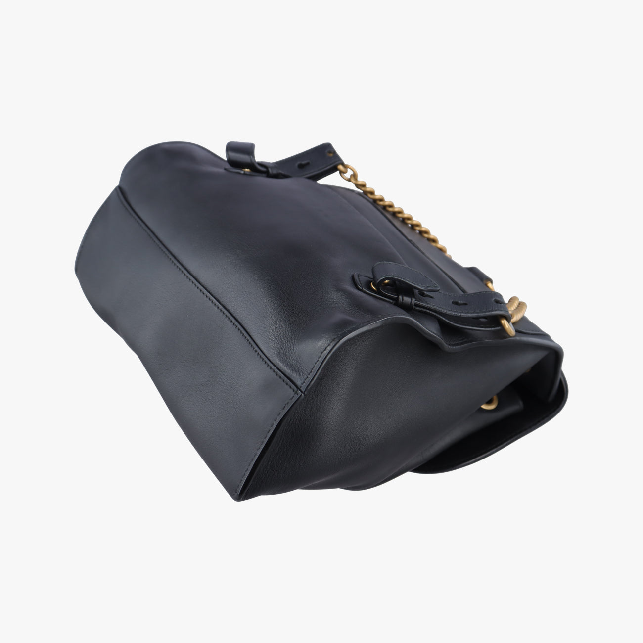 Vintage Gucci GG Marmont Black×Multicolour Leather 432265 backpack/rucksack | stylenewstar