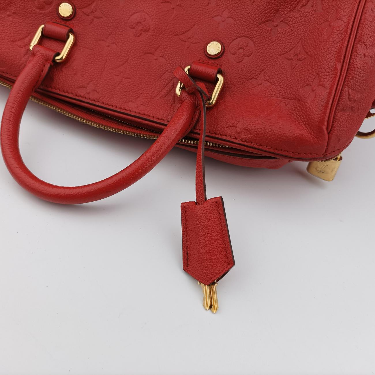 Pre-owned Louis Vuitton Speedy Bandoulière 30 Orian Monogram Empreinte M40756 shoulderbag | stylenewstar