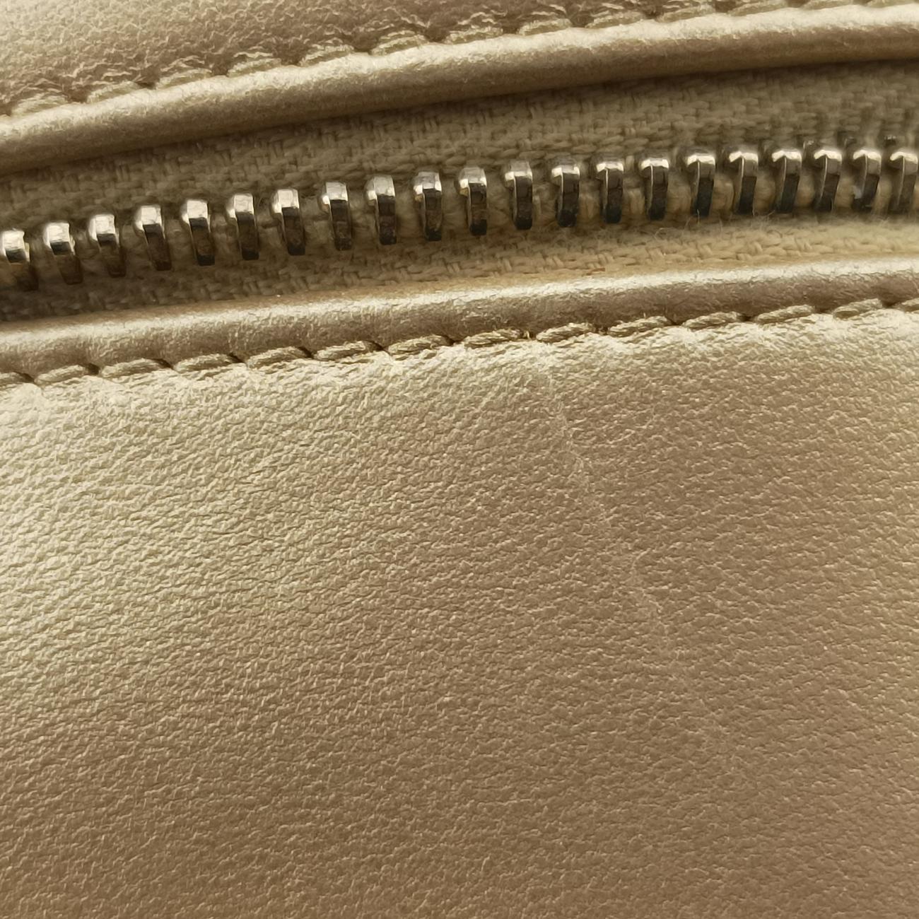 Pre-owned Chanel Coco Boy Camera Case Golden lambskin A92655 shoulderbag | stylenewstar