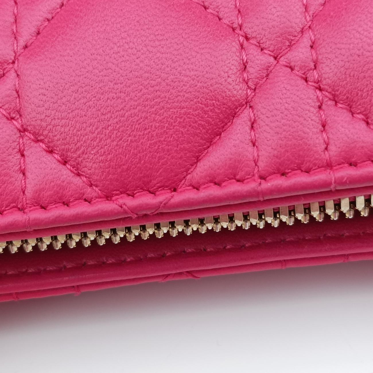 Secondhand Christian Dior Cannage Dior Soft Shopping Rose lambskin  handbag | stylenewstar