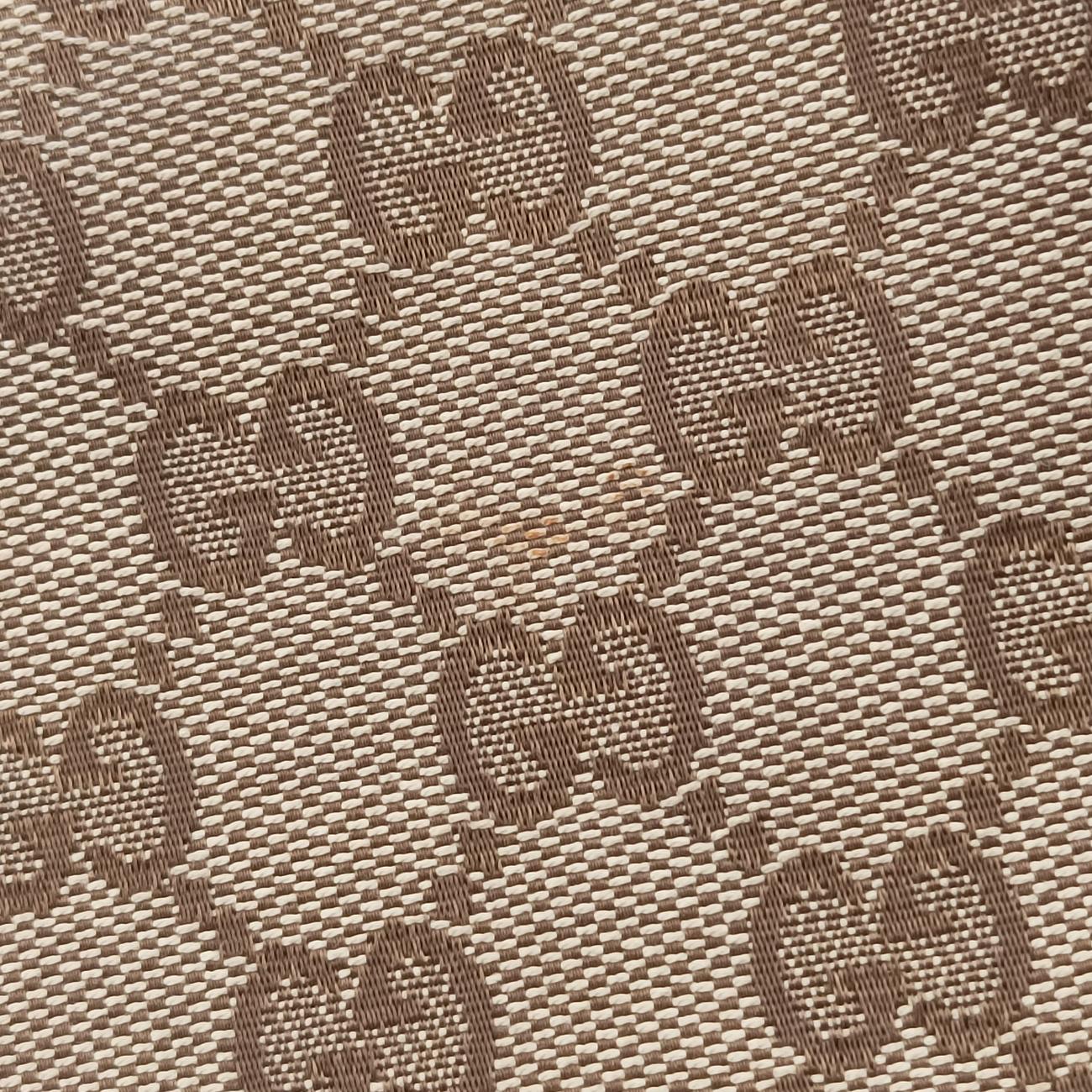 Pre-owned Gucci Guccissima Bree Beige×pink canvas x leather 323673 handbag | stylenewstar