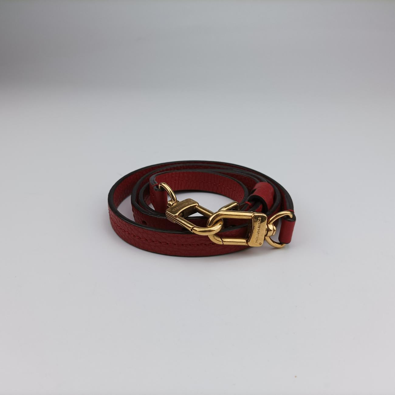 Pre-owned Louis Vuitton RETIRO PM brown×CERISE Monogram Canvas×calf leather M40546 shoulderbag | stylenewstar