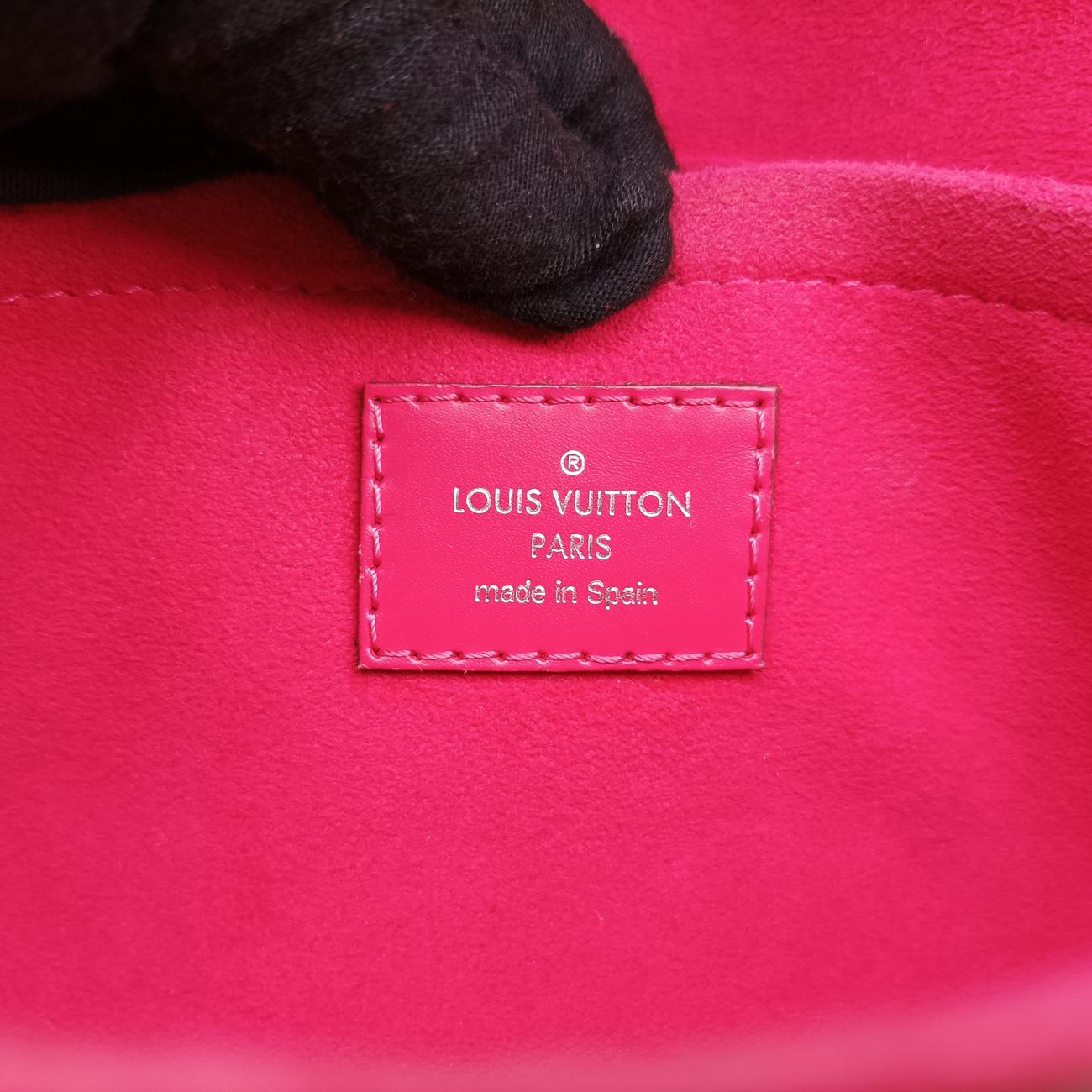 Pre-owned Louis Vuitton Saint Michel Freesia Monogram/Brown x Freesia Monogram Canvas×epi M43578 shoulderbag | stylenewstar