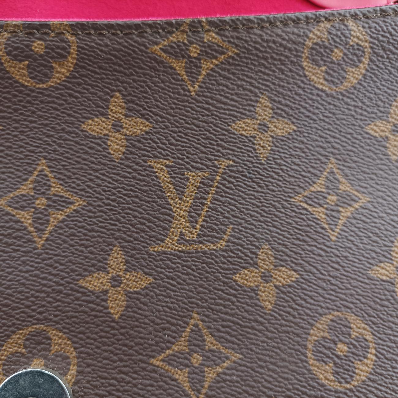 Pre-owned Louis Vuitton Saint Michel Freesia Monogram/Brown x Freesia Monogram Canvas×epi M43578 shoulderbag | stylenewstar