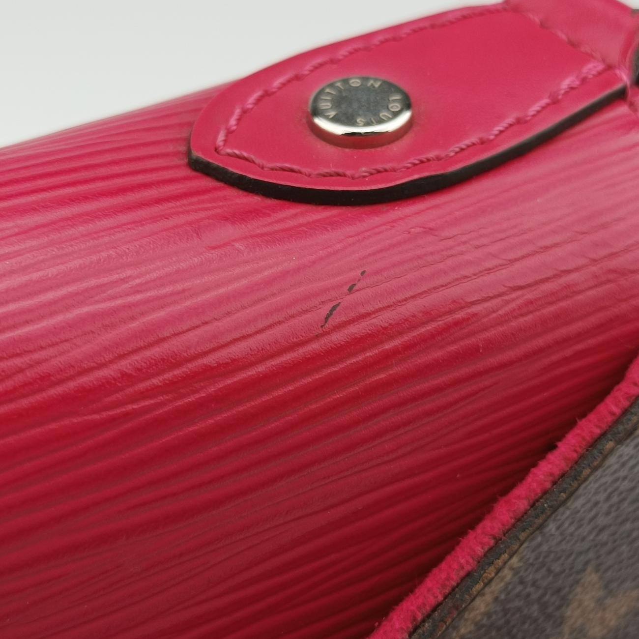 Pre-owned Louis Vuitton Saint Michel Freesia Monogram/Brown x Freesia Monogram Canvas×epi M43578 shoulderbag | stylenewstar