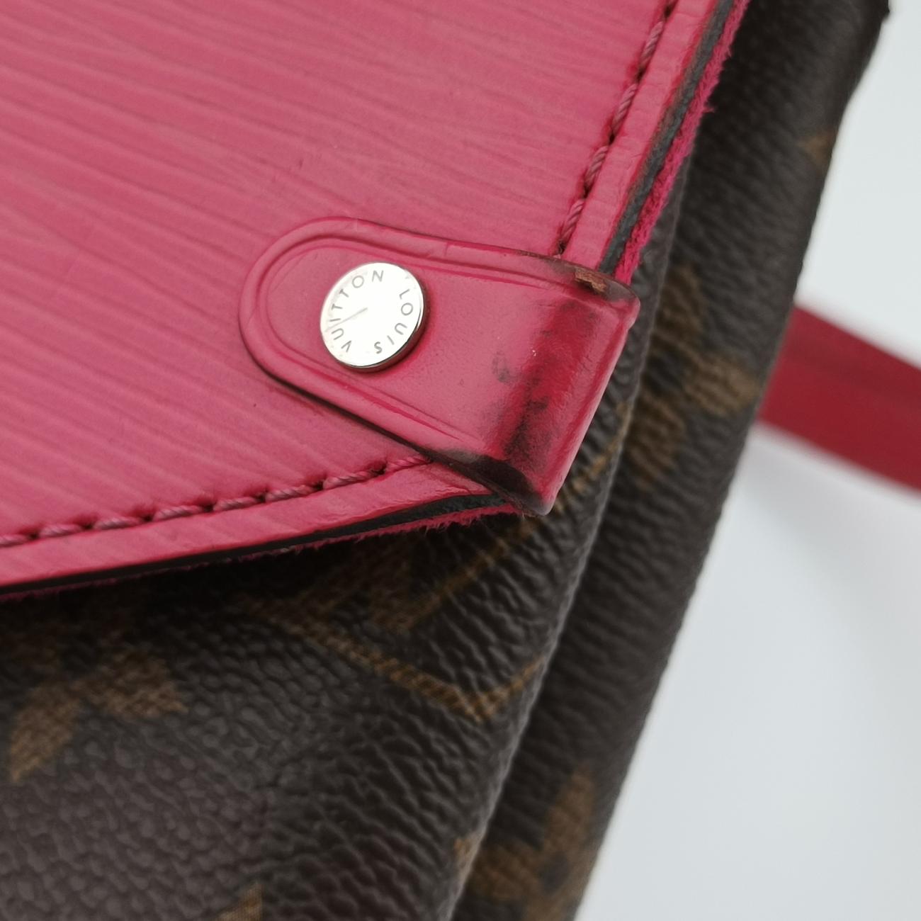 Pre-owned Louis Vuitton Saint Michel Freesia Monogram/Brown x Freesia Monogram Canvas×epi M43578 shoulderbag | stylenewstar