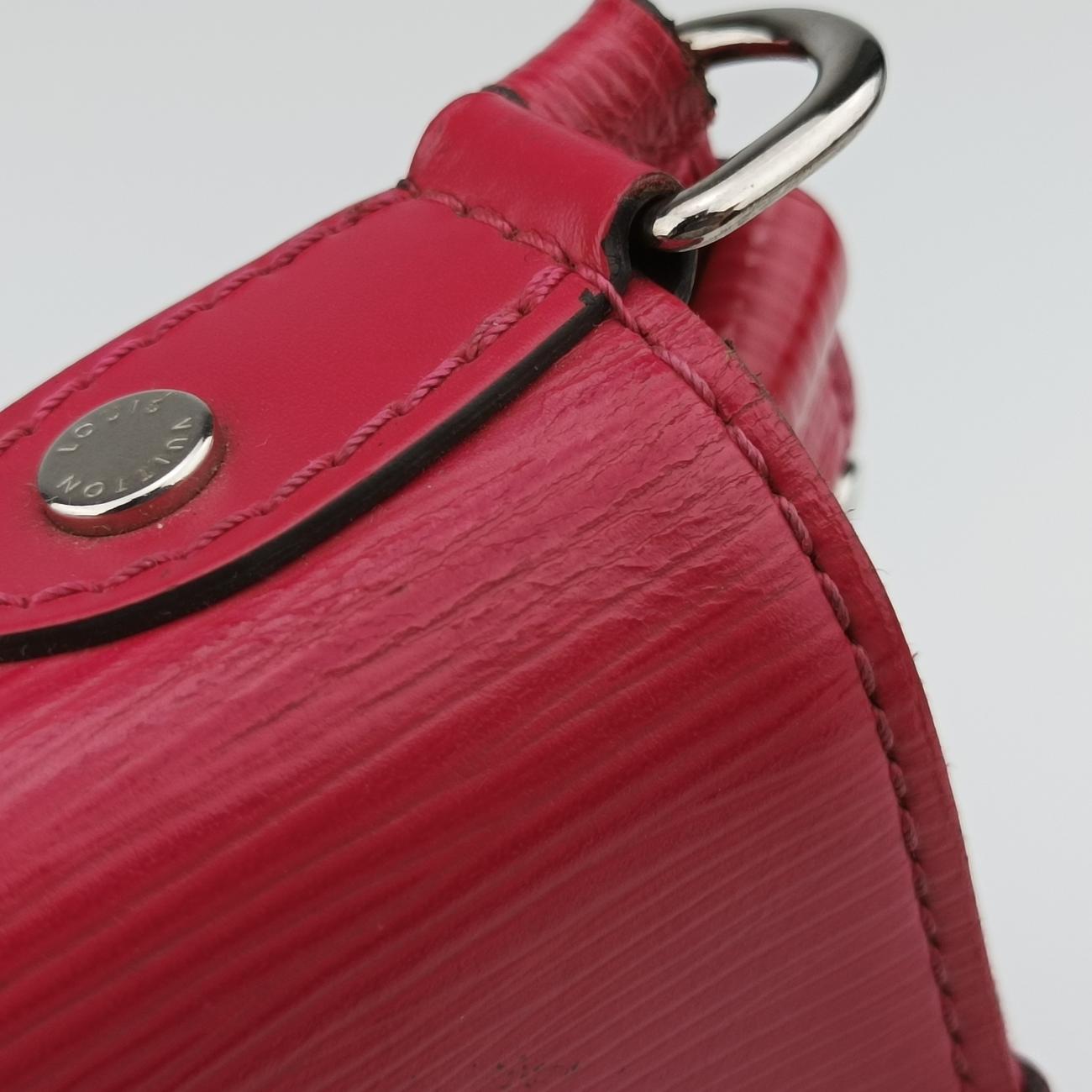 Pre-owned Louis Vuitton Saint Michel Freesia Monogram/Brown x Freesia Monogram Canvas×epi M43578 shoulderbag | stylenewstar