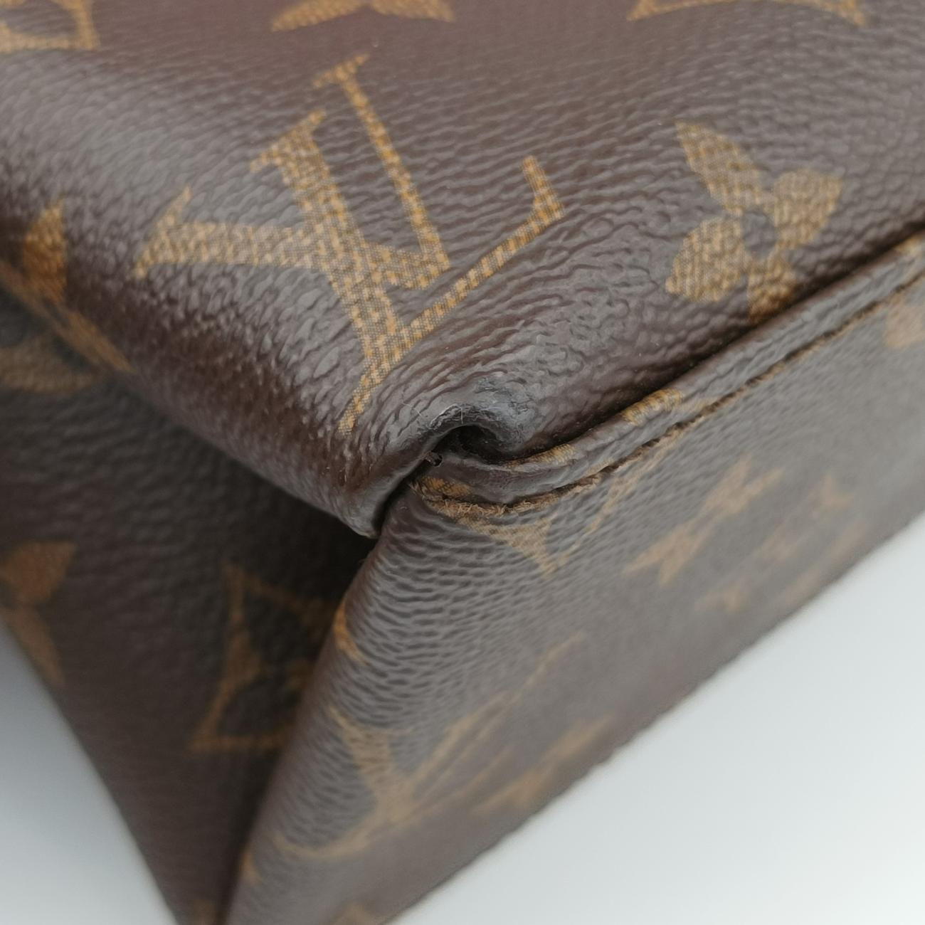 Pre-owned Louis Vuitton Saint Michel Freesia Monogram/Brown x Freesia Monogram Canvas×epi M43578 shoulderbag | stylenewstar