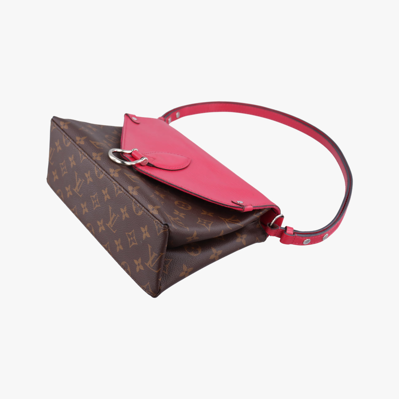 Pre-owned Louis Vuitton Saint Michel Freesia Monogram/Brown x Freesia Monogram Canvas×epi M43578 shoulderbag | stylenewstar