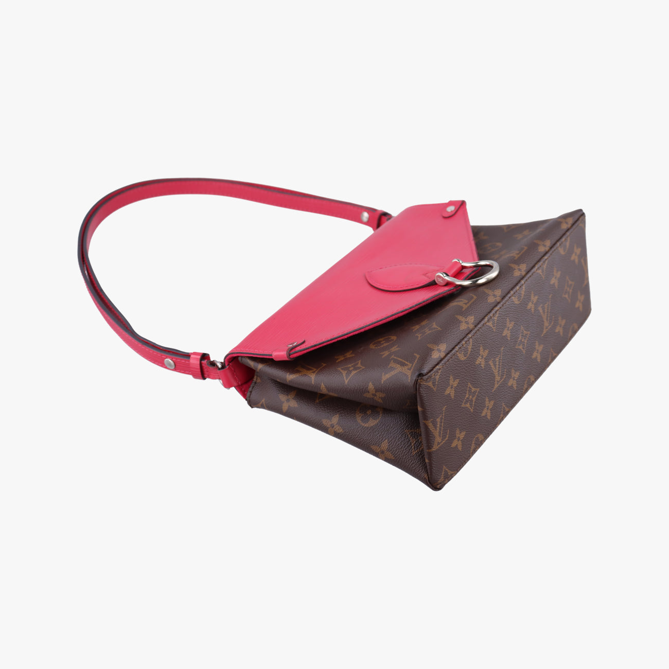 Pre-owned Louis Vuitton Saint Michel Freesia Monogram/Brown x Freesia Monogram Canvas×epi M43578 shoulderbag | stylenewstar