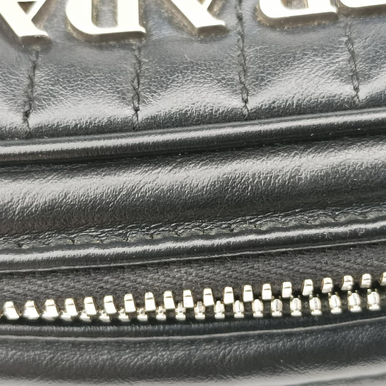 Secondhand Prada Diagramme Black Leather 1BH083 shoulderbag | stylenewstar