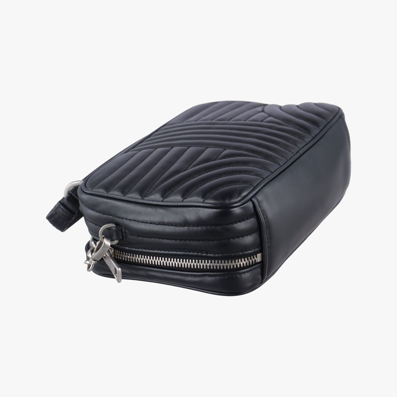 Secondhand Prada Diagramme Black Leather 1BH083 shoulderbag | stylenewstar