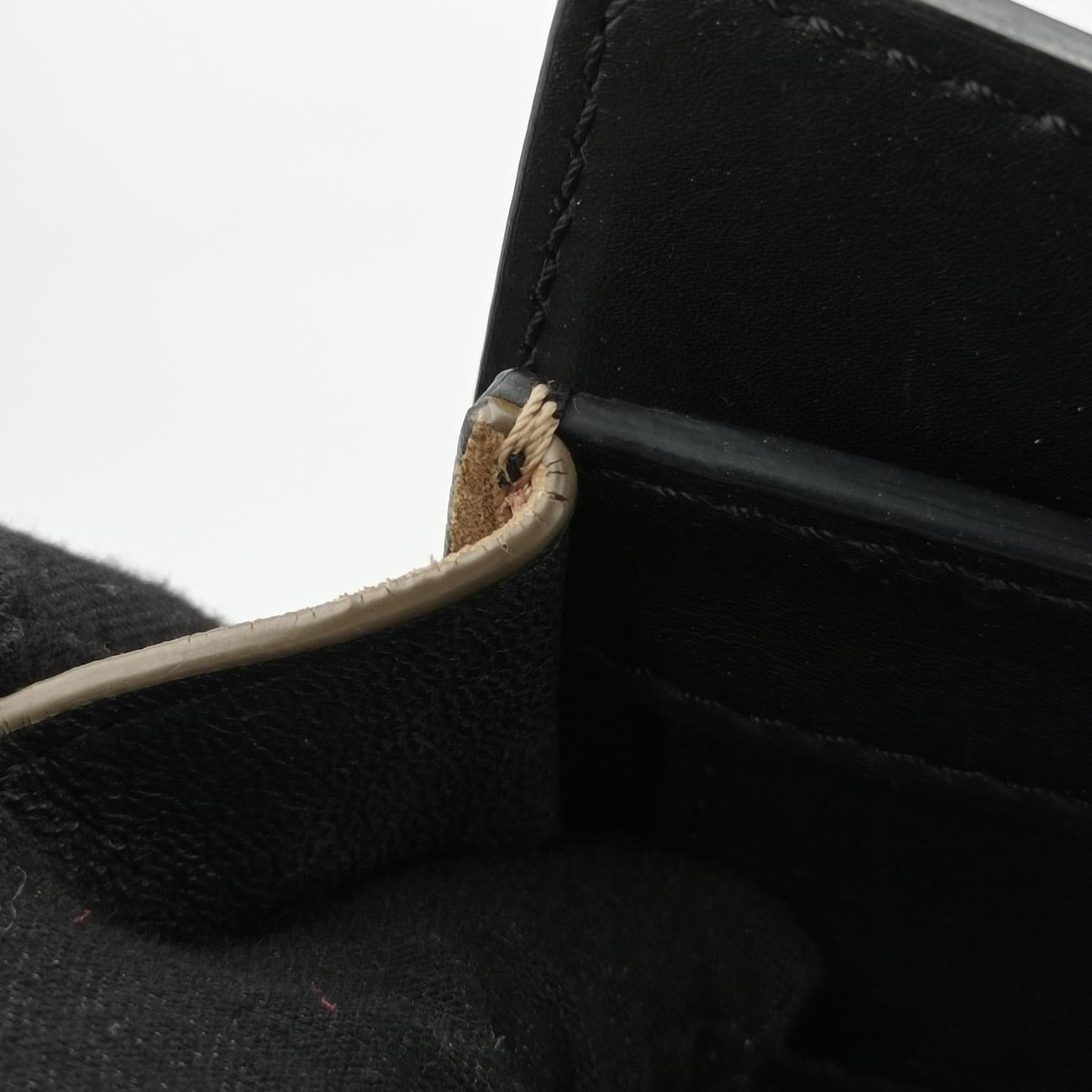 Pre-owned Celine Luggage Mini Shopper Brown x Green x Black Leather  handbag | stylenewstar