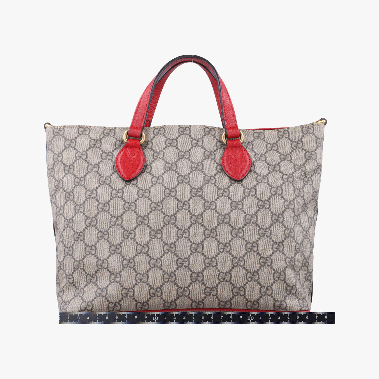 Pre-owned Gucci GG Supreme Bosco PATCHED beige×Multicolour PVC coated canvas 473887 shoulderbag | stylenewstar