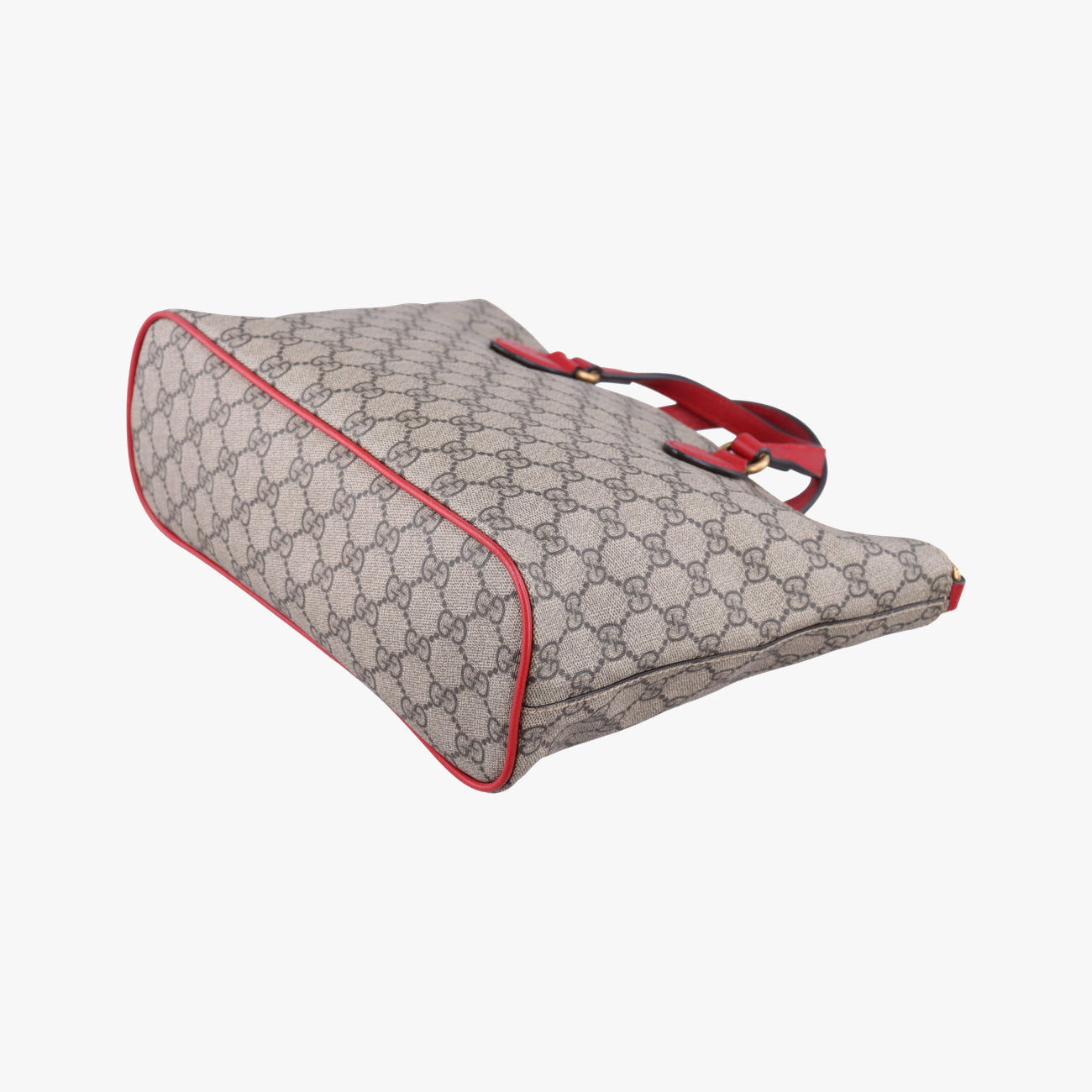 Pre-owned Gucci GG Supreme Bosco PATCHED beige×Multicolour PVC coated canvas 473887 shoulderbag | stylenewstar