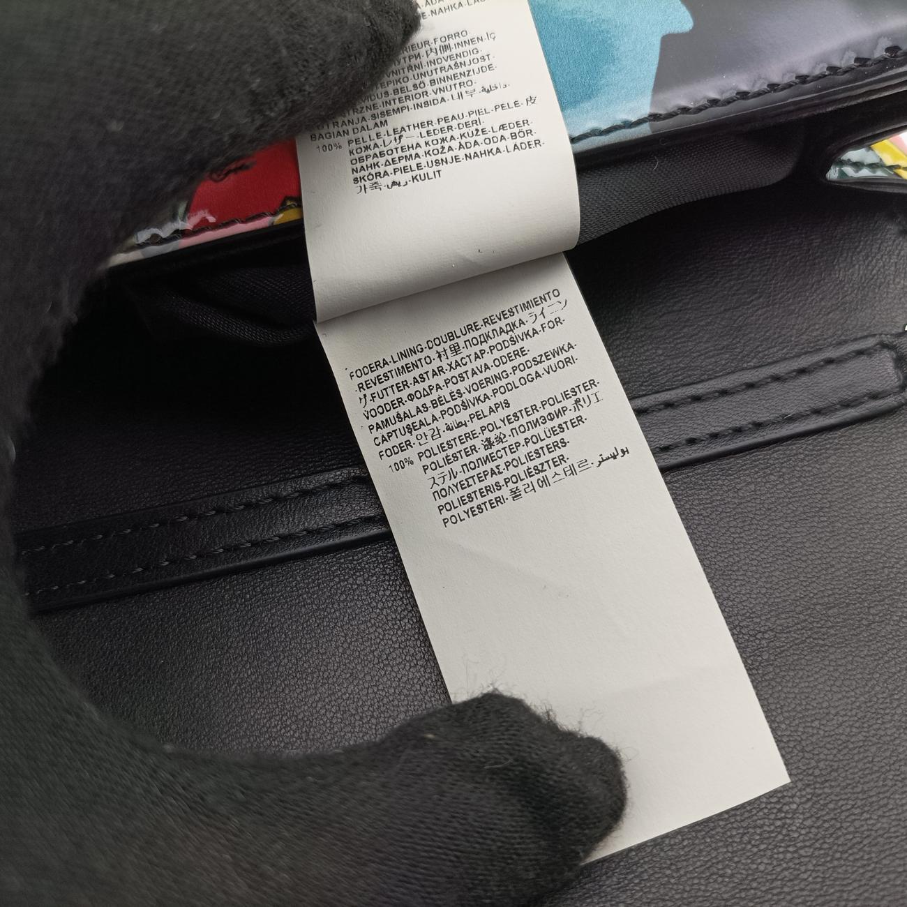 Pre-owned VERSACE Palazzo Medusa Multicolour Patent  shoulderbag | stylenewstar