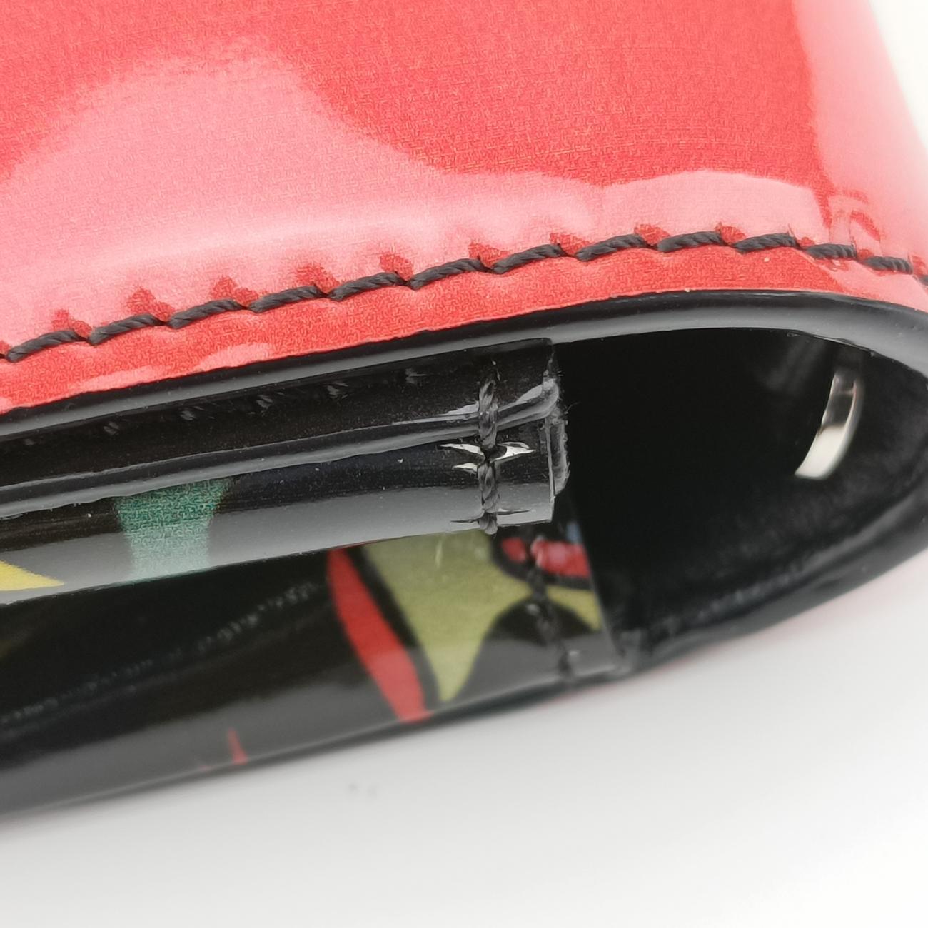 Pre-owned VERSACE Palazzo Medusa Multicolour Patent  shoulderbag | stylenewstar