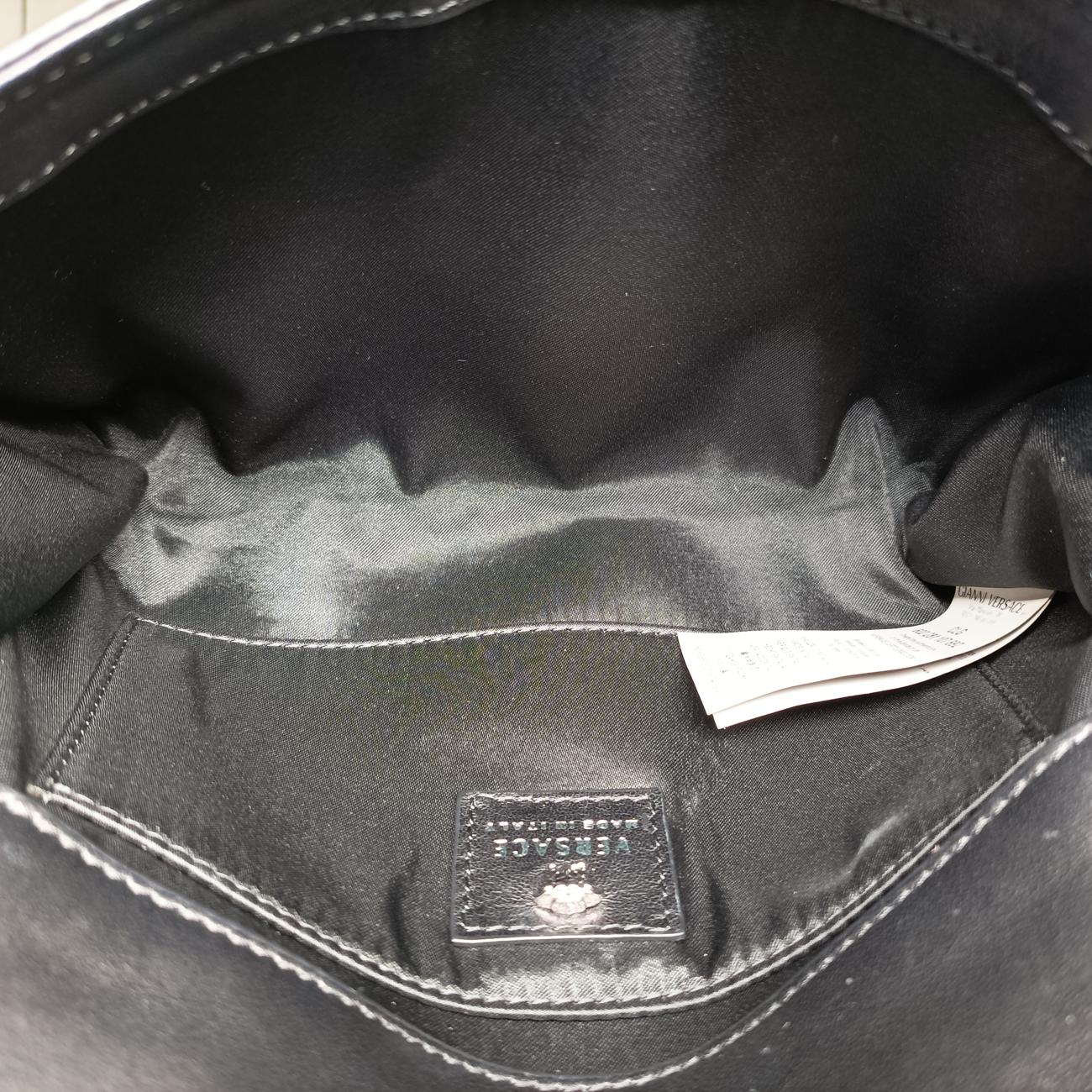 Pre-owned VERSACE Palazzo Medusa Multicolour Patent  shoulderbag | stylenewstar