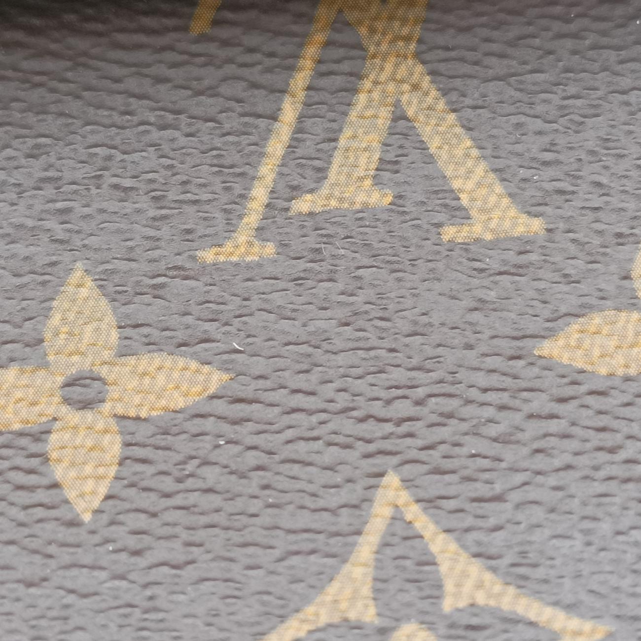 Pre-owned Louis Vuitton Pochette Weekend brown×Fuchsia Pink Monogram Canvas M62456 shoulderbag | stylenewstar