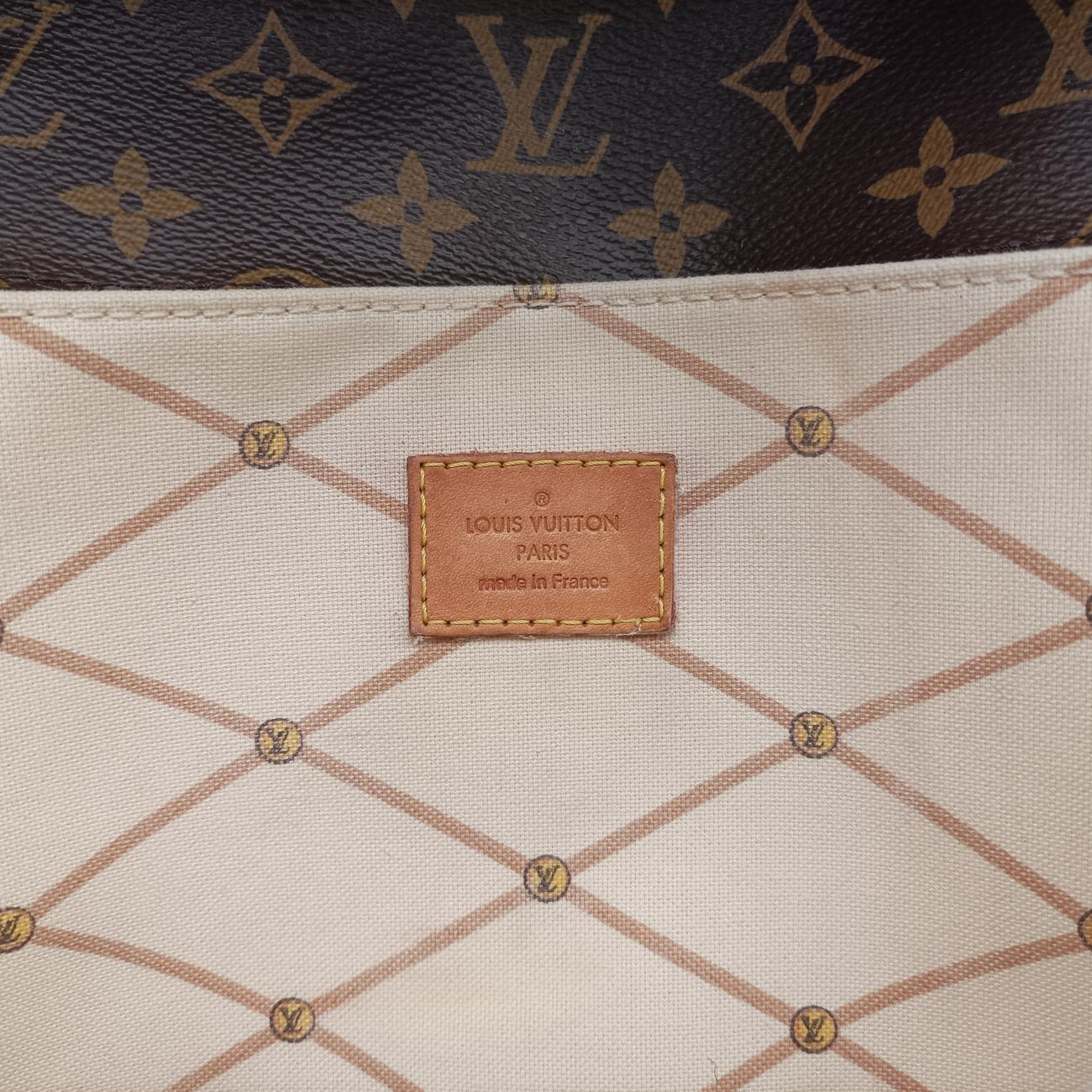 Secondhand Louis Vuitton Summer Trunk Pochette MéTIS brown×multi Monogram Canvas M43628 shoulderbag | stylenewstar