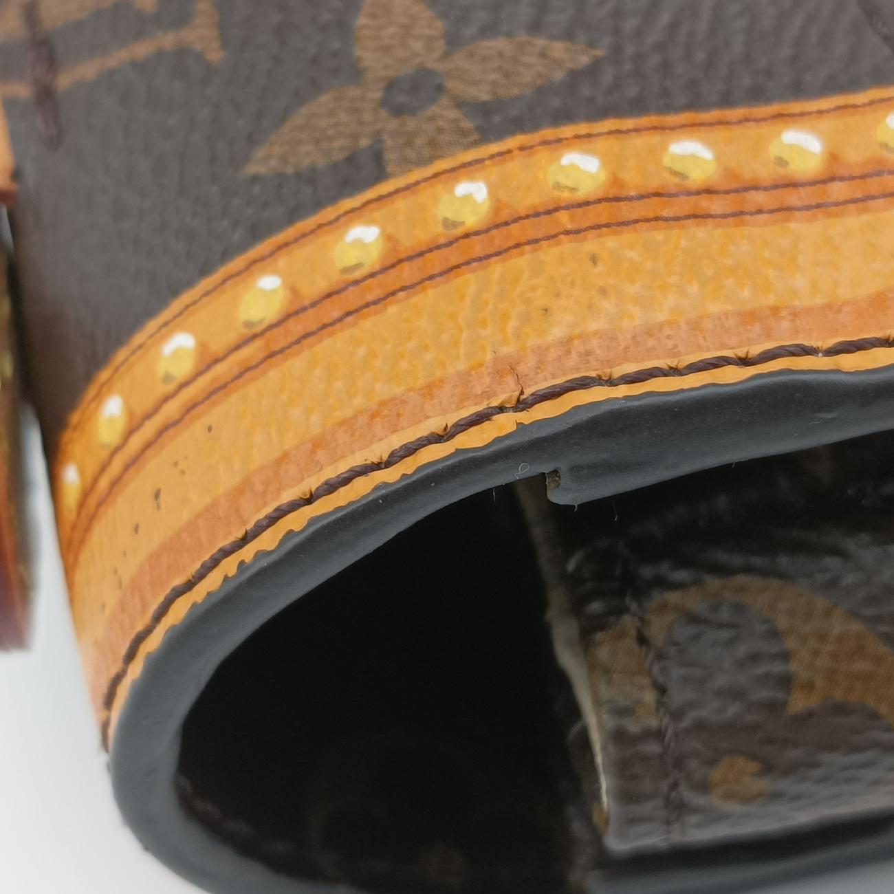 Secondhand Louis Vuitton Summer Trunk Pochette MéTIS brown×multi Monogram Canvas M43628 shoulderbag | stylenewstar