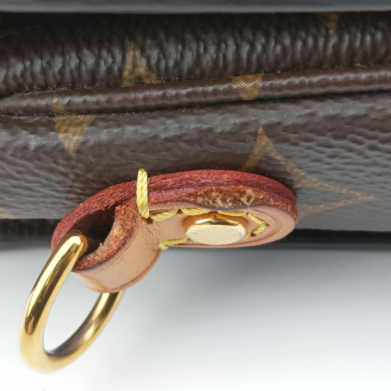 Secondhand Louis Vuitton Summer Trunk Pochette MéTIS brown×multi Monogram Canvas M43628 shoulderbag | stylenewstar