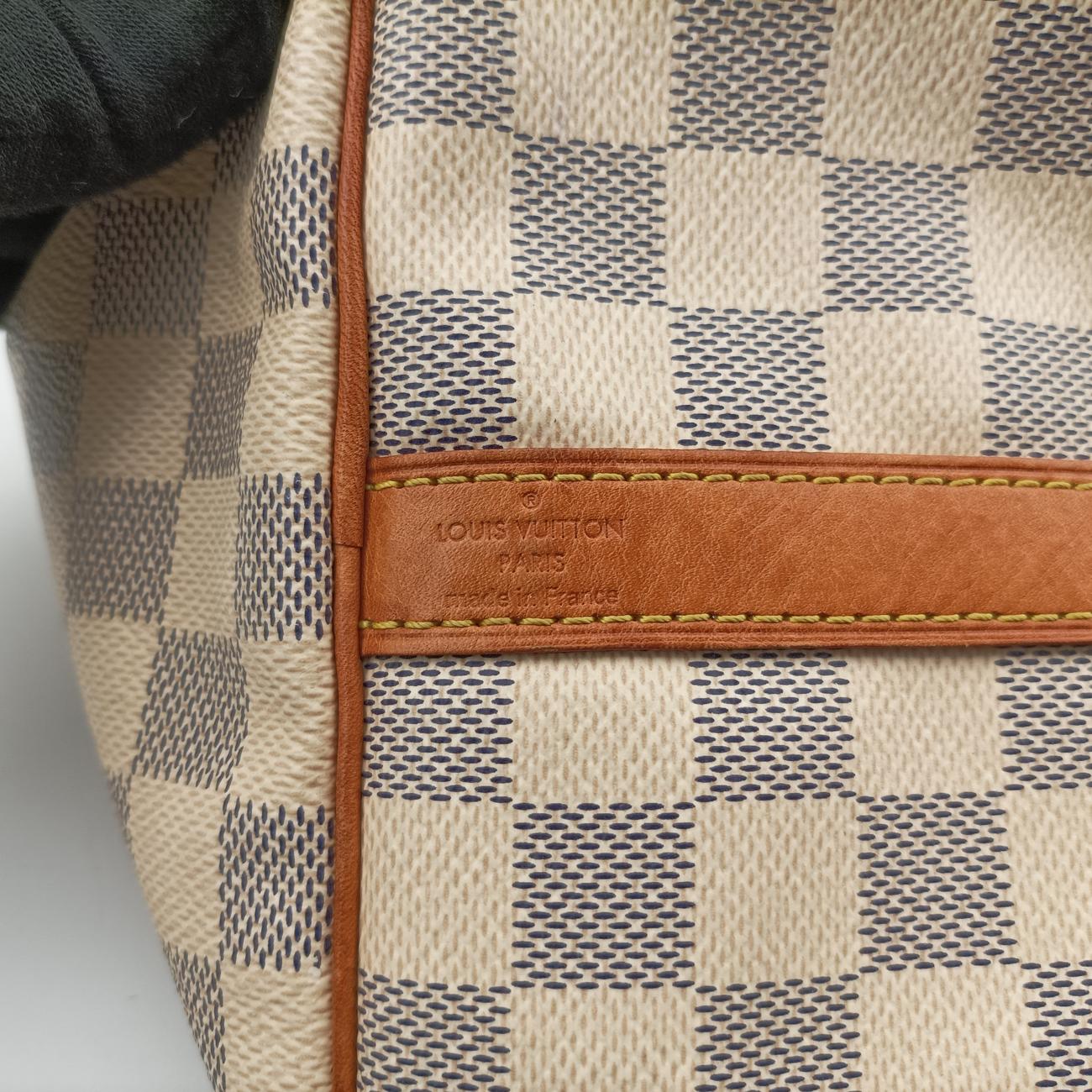 Pre-owned Louis Vuitton Speedy 30 Azur Damier Canvas N41533 shoulderbag | stylenewstar