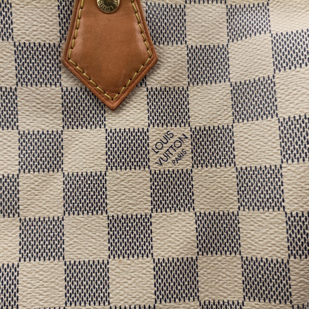 Pre-owned Louis Vuitton Speedy 30 Azur Damier Canvas N41533 shoulderbag | stylenewstar