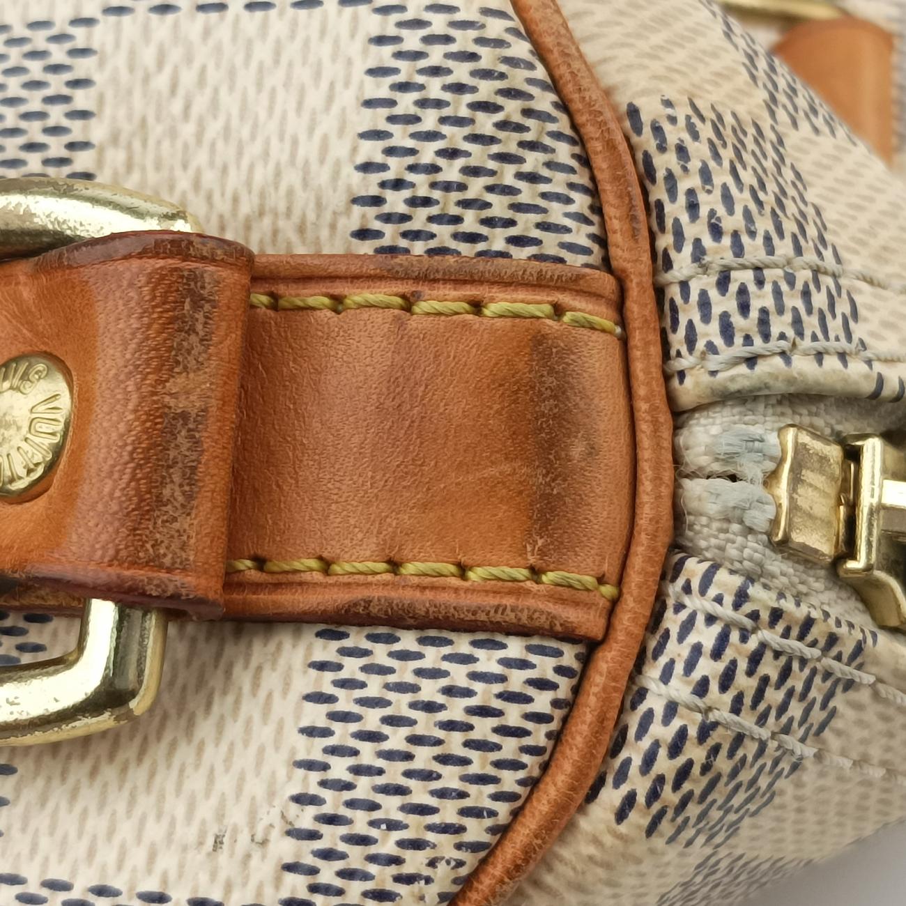 Pre-owned Louis Vuitton Speedy 30 Azur Damier Canvas N41533 shoulderbag | stylenewstar