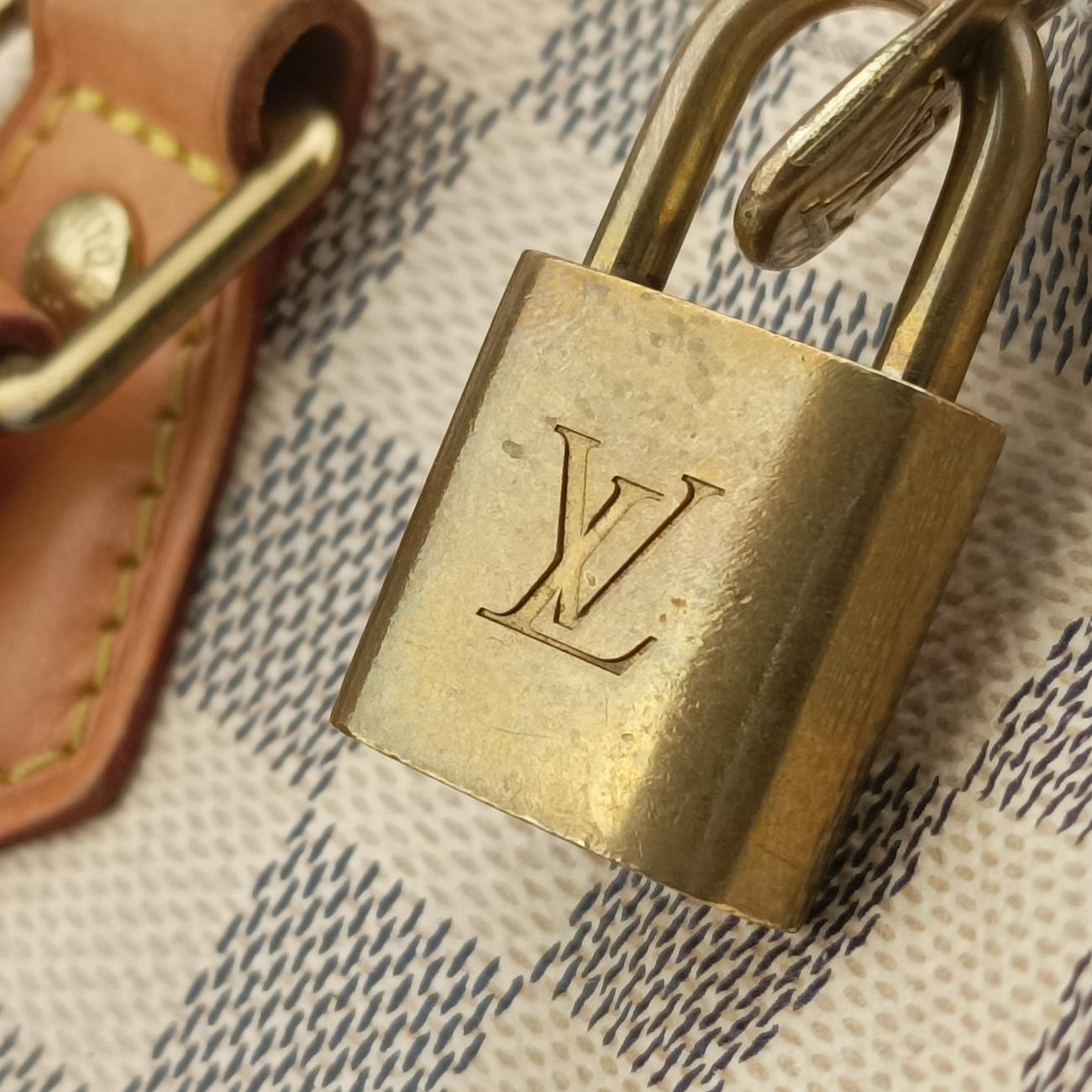 Pre-owned Louis Vuitton Speedy 30 Azur Damier Canvas N41533 shoulderbag | stylenewstar