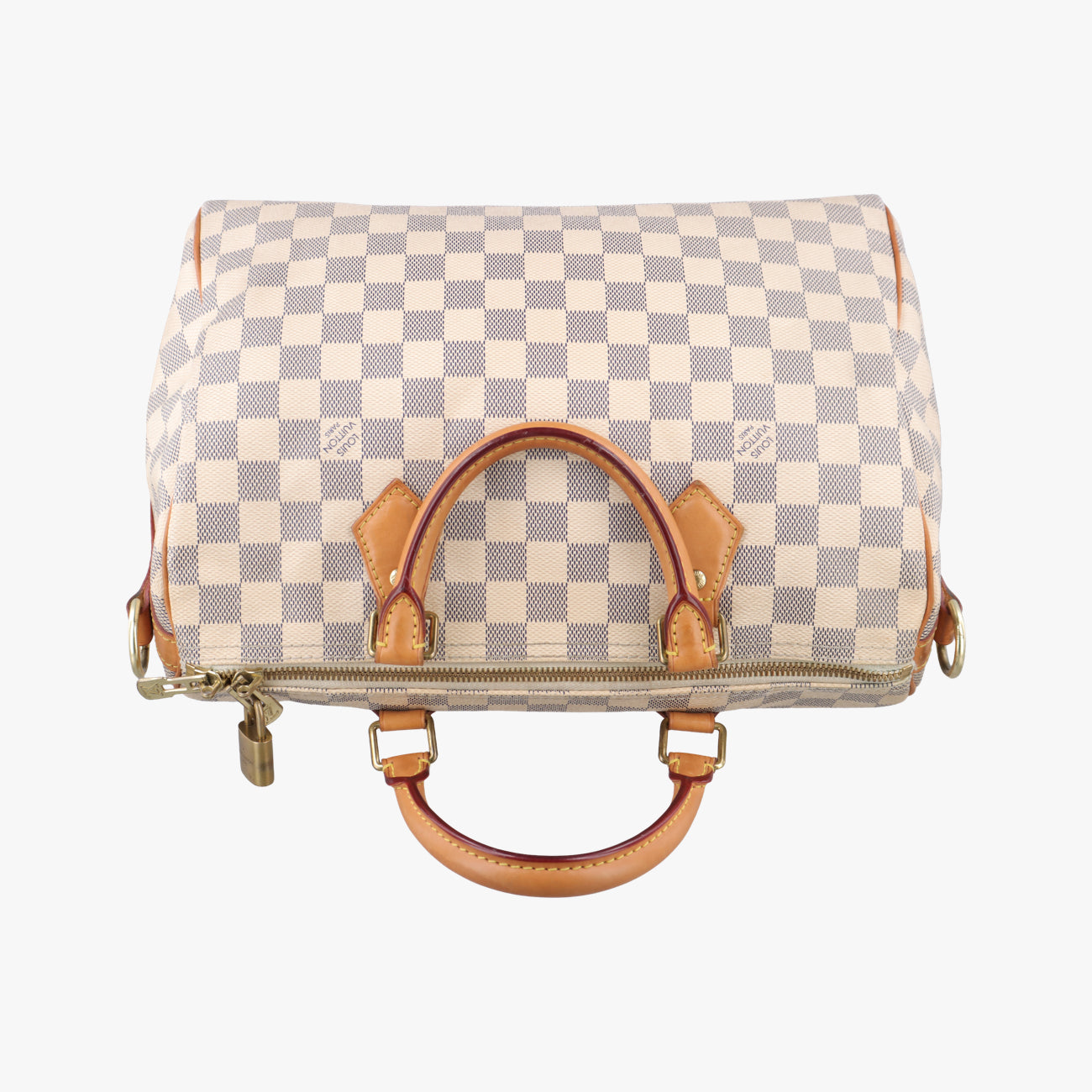 Pre-owned Louis Vuitton Speedy 30 Azur Damier Canvas N41533 shoulderbag | stylenewstar