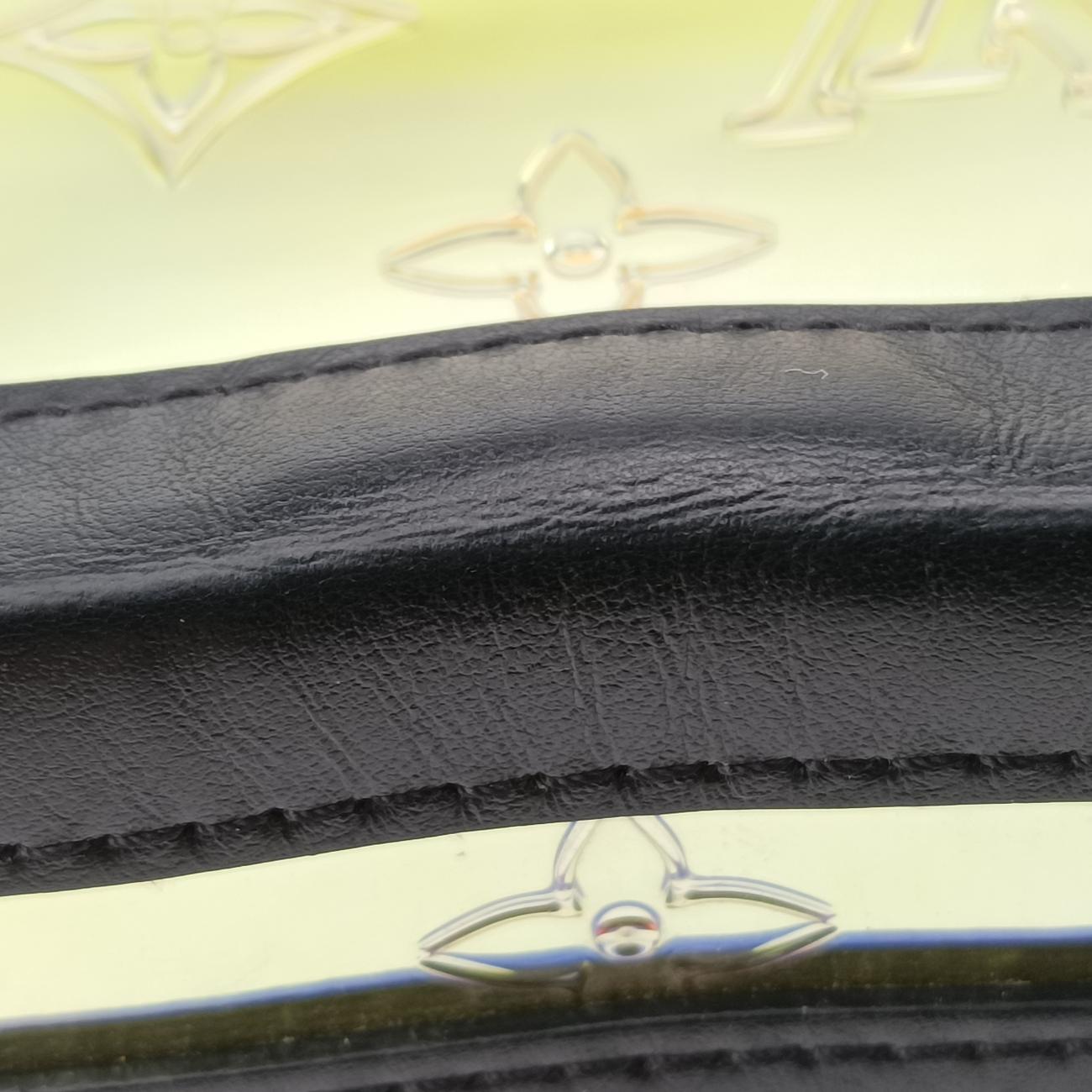 Pre-owned Louis Vuitton Soft Trunk Hologram x black Monogram Prism×calf leather M55932 shoulderbag | stylenewstar