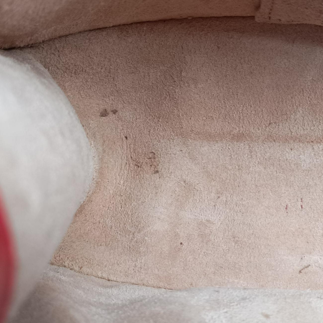 Pre-owned Gucci Sylvie Red×navy Leather 421882 shoulderbag | stylenewstar