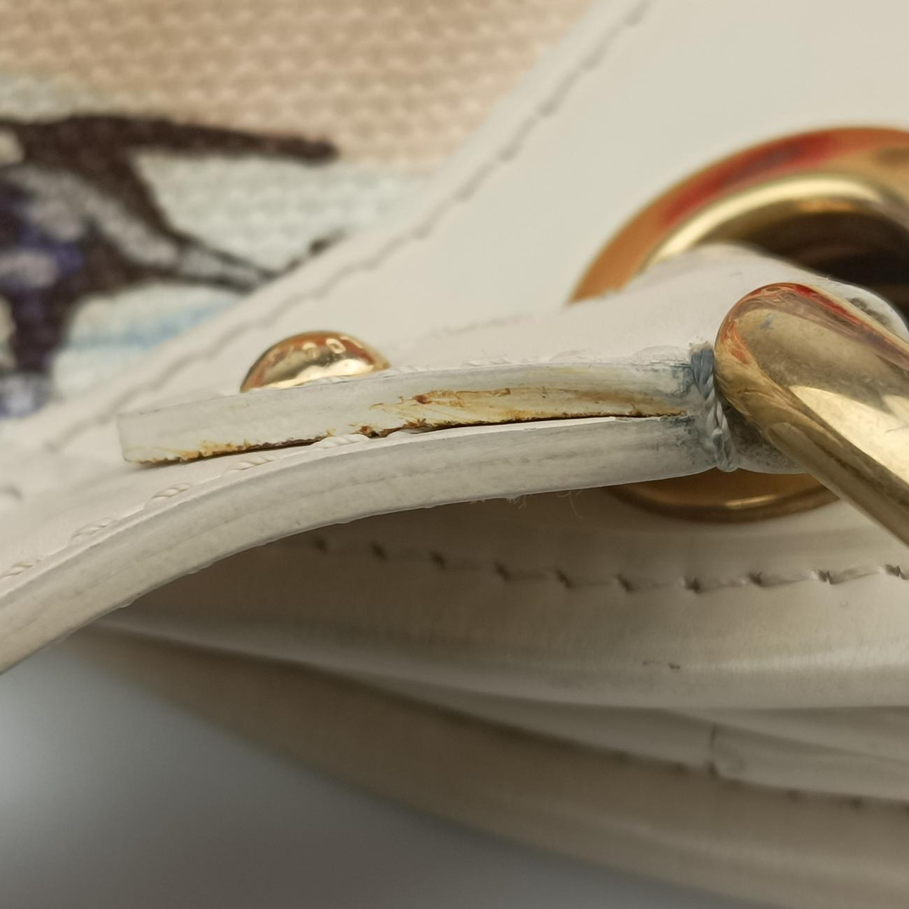 Vintage Louis Vuitton 2009 Cruise Galliera Riviera GM White × Purple × Red × Yellow Canvas × Leather M95805 handbag | stylenewstar