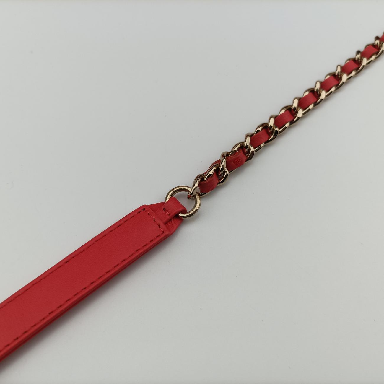 Pre-owned Chanel Filigree Vanity Case Top Handle Red x Blue x White Caviar Skin A84452 shoulderbag | stylenewstar