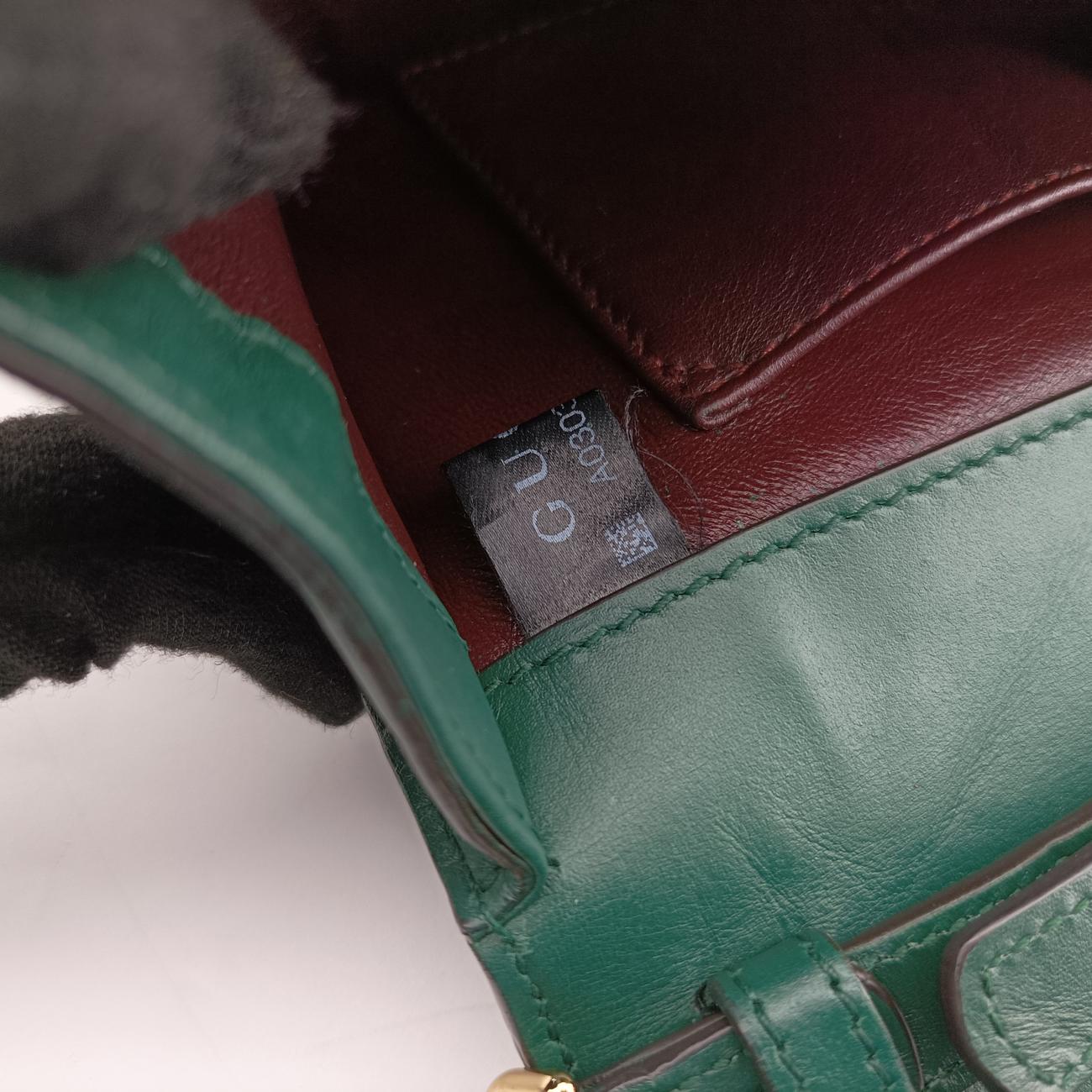 Secondhand Gucci Zumi Green Leather 572375 shoulderbag | stylenewstar