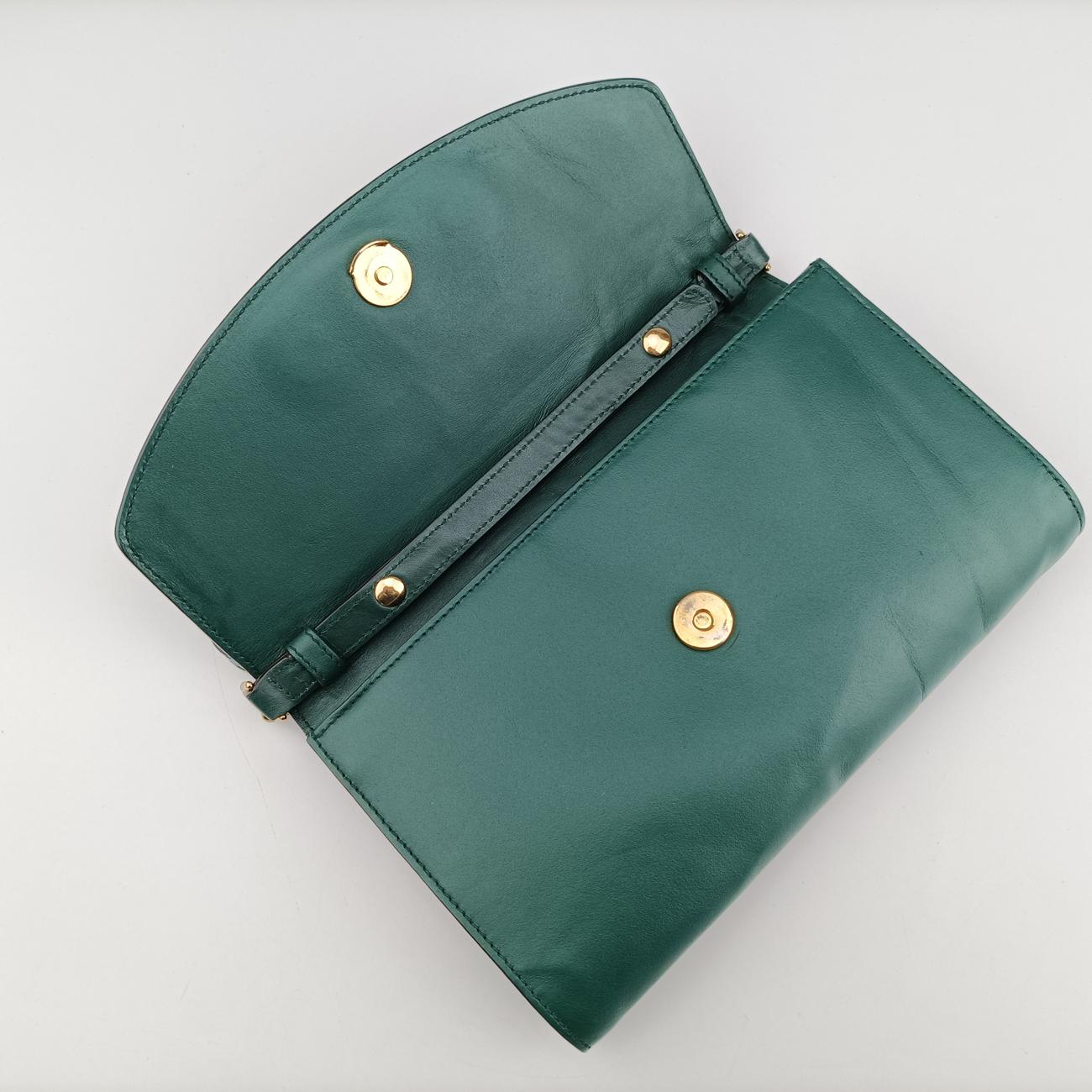 Secondhand Gucci Zumi Green Leather 572375 shoulderbag | stylenewstar
