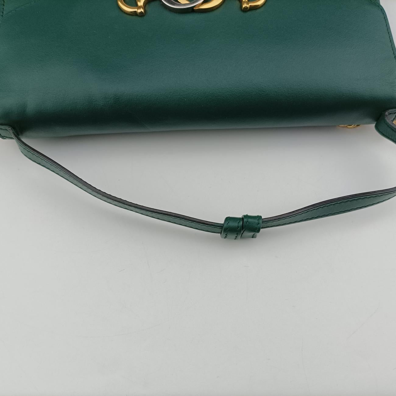 Secondhand Gucci Zumi Green Leather 572375 shoulderbag | stylenewstar