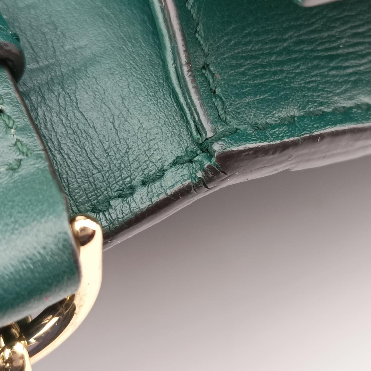 Secondhand Gucci Zumi Green Leather 572375 shoulderbag | stylenewstar