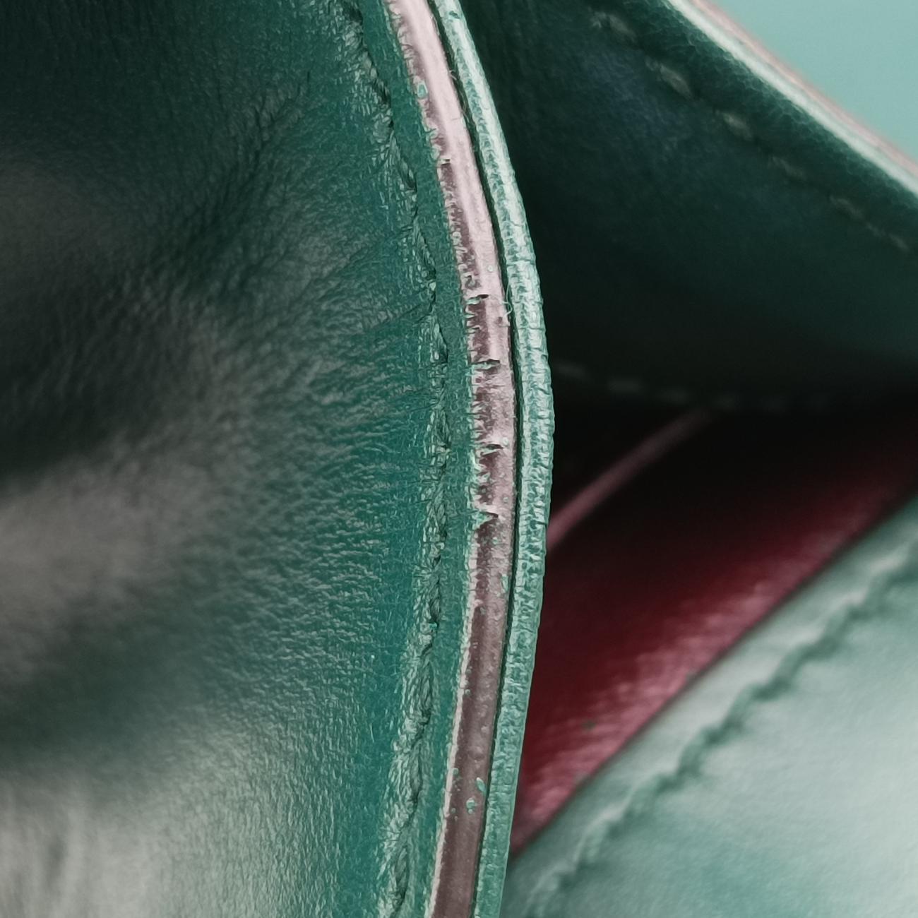 Secondhand Gucci Zumi Green Leather 572375 shoulderbag | stylenewstar