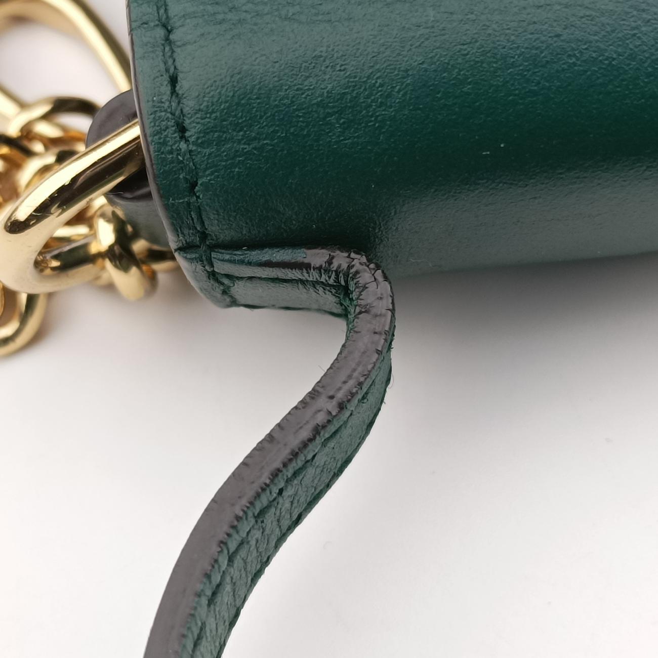 Secondhand Gucci Zumi Green Leather 572375 shoulderbag | stylenewstar