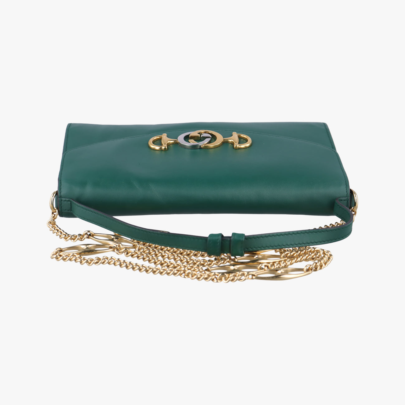 Secondhand Gucci Zumi Green Leather 572375 shoulderbag | stylenewstar